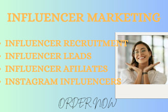 recruit affiliate marketers influencers to your affiliate program