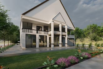create 3d sketchup models and architectural interior, exterior renders