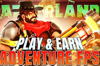 develop play to earn adventure game, video game, rpg, roblox game development