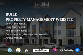 create property management website vacation rental website hotel booking