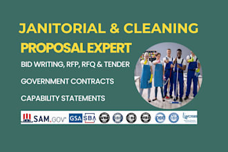 deliver exceptional janitorial cleaning services proposal