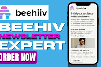 setup beehiv newsletter design, beehive ai email template, beehive landing page