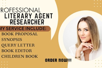 find literary agent for your fiction, non fiction, manuscript, children book