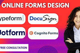 create responsive jotforms docusign typeform googleform cognito form for zapier