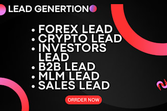provide fresh forex and crypto forex leads for your business