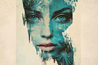 design a trendy album cover or single cover art