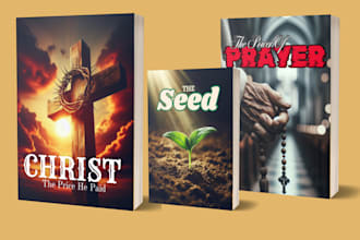 christian book cover ebook cover kindle cover audiobook cover paperback mockup