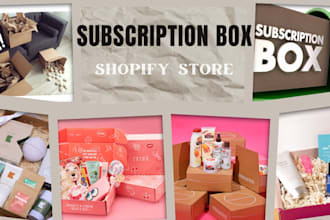 design subscription box shopify store membership website shopify subscription