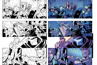 draw comic book, anime manga graphic novel, webtoon  webcomic
