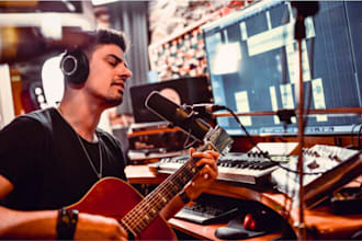 deliver a professional new year acoustic or electric guitar melody for your song