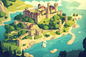 do  custom fantasy map art for you