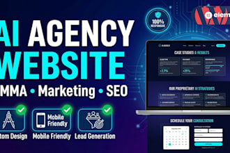 build ai agency website, smma website, marketing agency website