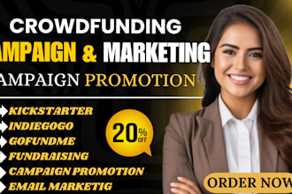 do crowdfunding campaign creation promotion on gofundme kickstarter indiegogo