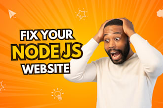 fix your nodejs website issues within minutes