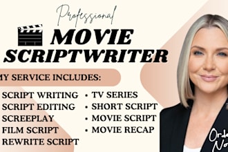 do screenwriting ghostwrite movie script youtube screenplay tv series film