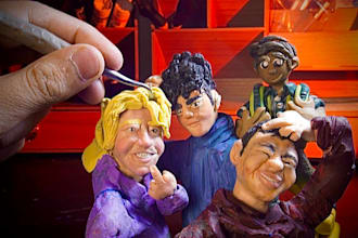 create a unique clay portrait illustration for you