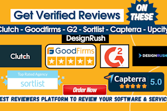 increases your online visibility on clutch designrush upcity googles and g2