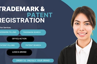 do trademark registration and filling USA patent filling and search