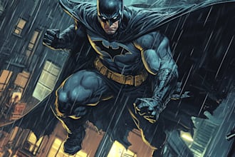 do photo to cartoon character superhero comic book