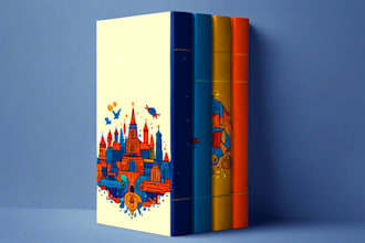 design best selling fantasy book cover for you