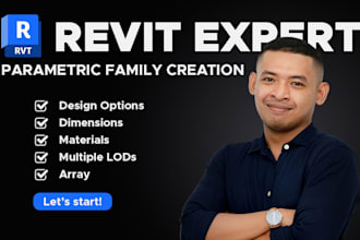 be your bim revit expert in parametric family creation