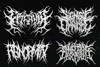 do a logo for your death metal or black metal band