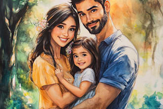 do a wonderful family portrait