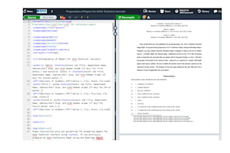 do your latex work and report writing