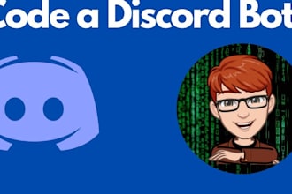 create discord bot, webchat integration, trading chatbot with nodejs and python