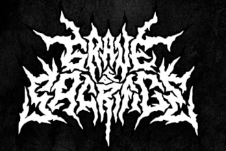 design a custom brutal death metal logo for your band