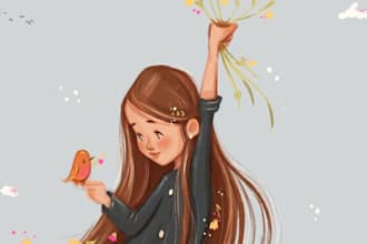 illustrate fruit, plant, or anything in digital watercolor