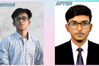 urgently your passport size photos from any background