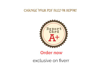 your change grade with pdf report card