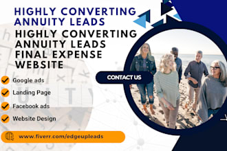 generate life insurance leads annuity leads final expense lead insurance website