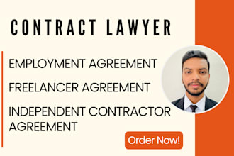 draft employment, freelancer, and independent contractor agreements