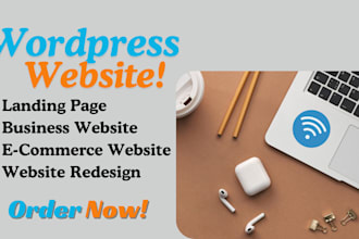 develop wordpress website with responsive web design
