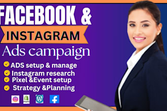 be your facebook meta ads campaign manager for lead and sales,shopify meta pixel