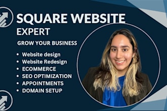 square website design square website redesign square ecommerce square bookings