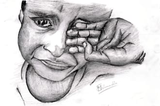 detailed pencil sketches and portraits for you
