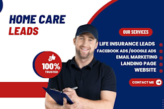 home care leads home care facebook ads elderly care leads free consultation