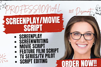 write screenplay screenwriting movie script feature film script short film