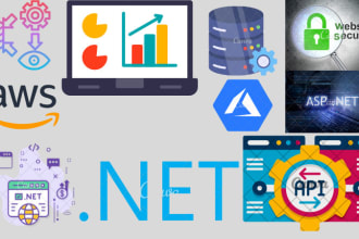 develop an asp net mvc, dot net core or blazor webapp