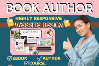 book website for kids book author website booktok children book website design
