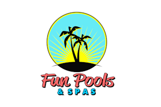 do make an modern custom pool and spa logo