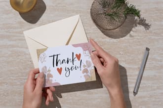 design amazon thank you cards within a day printed cards available in india