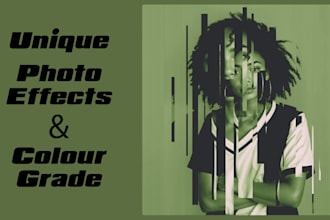 professionally color grade or add effects to your photos
