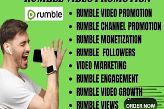 promote your rumble video to make high sales