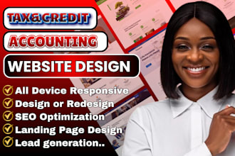 design tax website finance website credit repair accounting website tax website