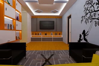 the interior design of rooms