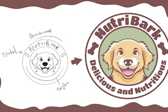 do animal cartoon logo design for you
